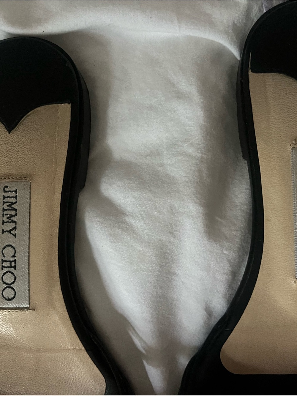Jimmy Choo Black Leather Knotted Slide Mules - Picture 3 of 5